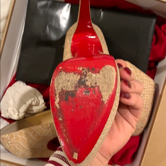 Christian Louboutin Daffodil 160 Cork Pump 39.5 - Picture 6 of 6
